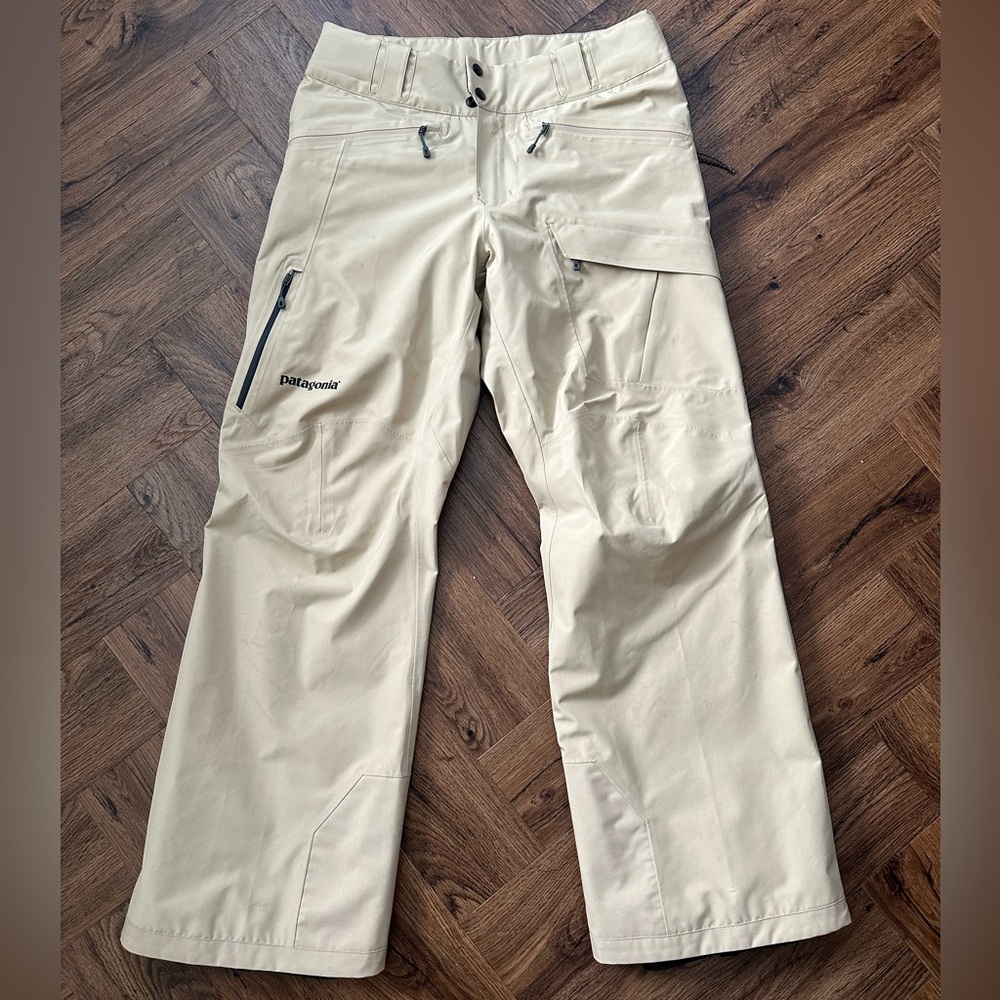 Patagonia Cream khaki Cargo Pants Durable Outdoor Wear